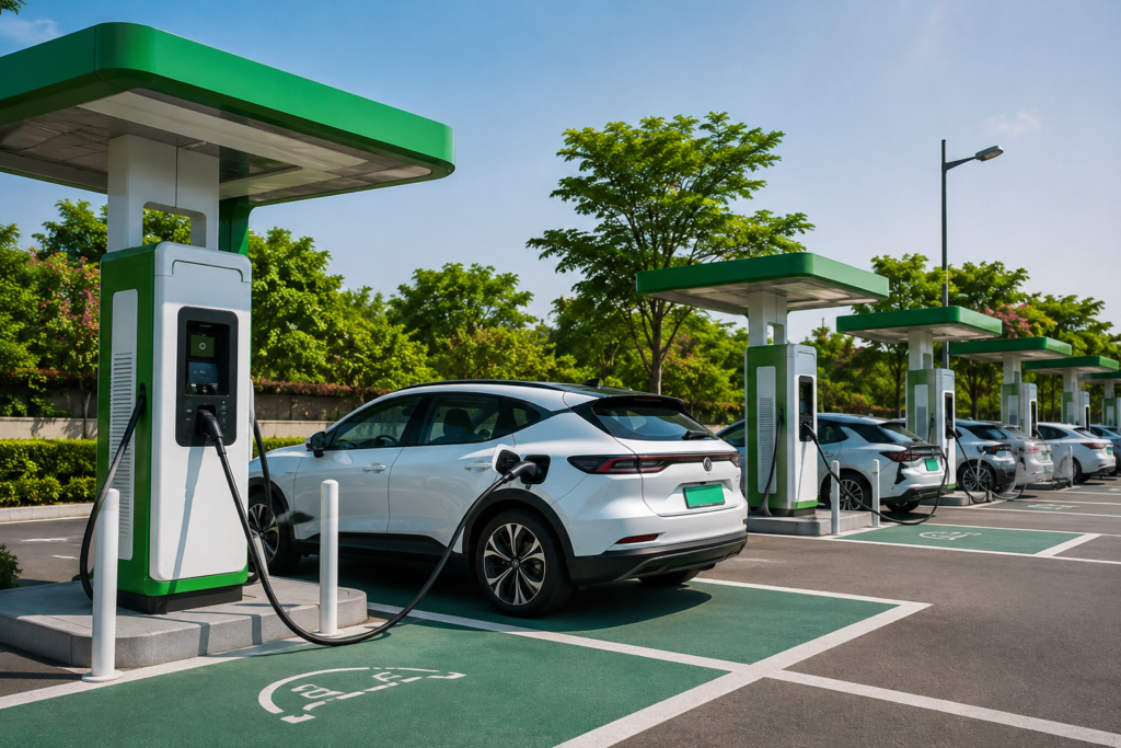 UP EV Charging Station के तहत 238 नए चार्जिंग स्टेशन और 714 चार्जर