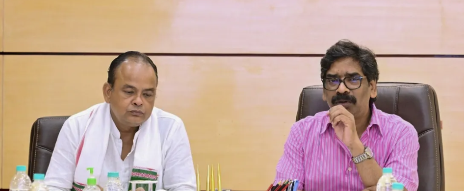 झारखंड छात्र आंदोलन पर बोलते मुख्यमंत्री हेमंत सोरेन