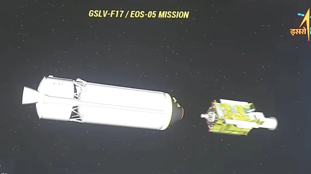 GSLV F17 से EOS-05 सैटेलाइट की सफल लॉन्चिंग