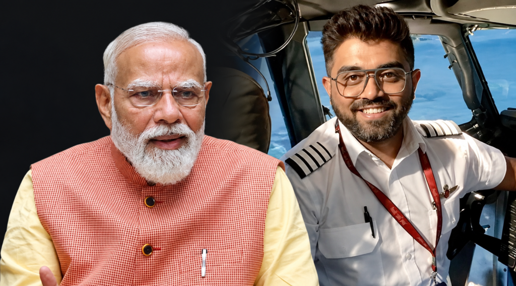 फ्लाईदुबई विमान संकट के बाद प्रधानमंत्री नरेंद्र मोदी ने कैप्टन स्मित मछार से बात की।