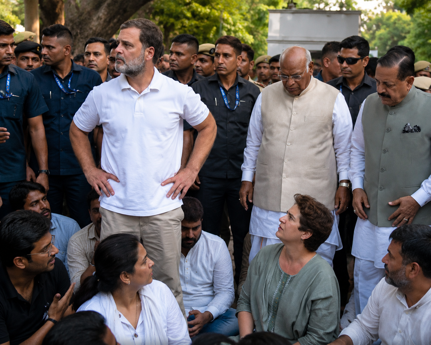राहुल गांधी का धरना और जितेंद्र सिंह का NEET पर बयान